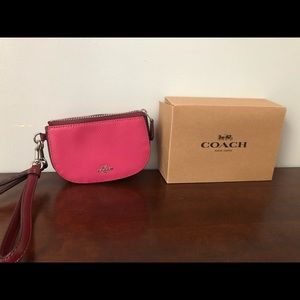 Small coach wristlet